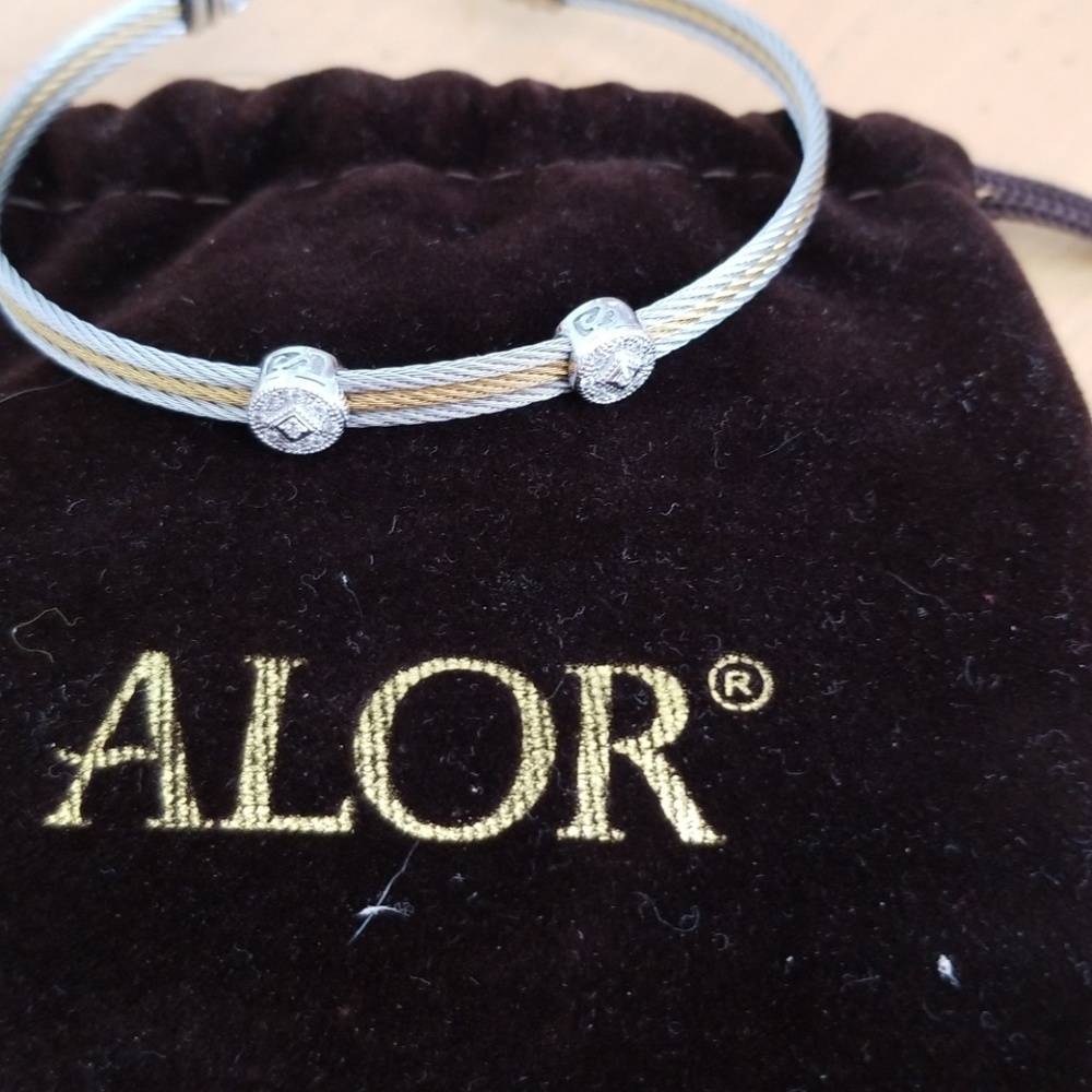 Alor 2 tone dia bracelet